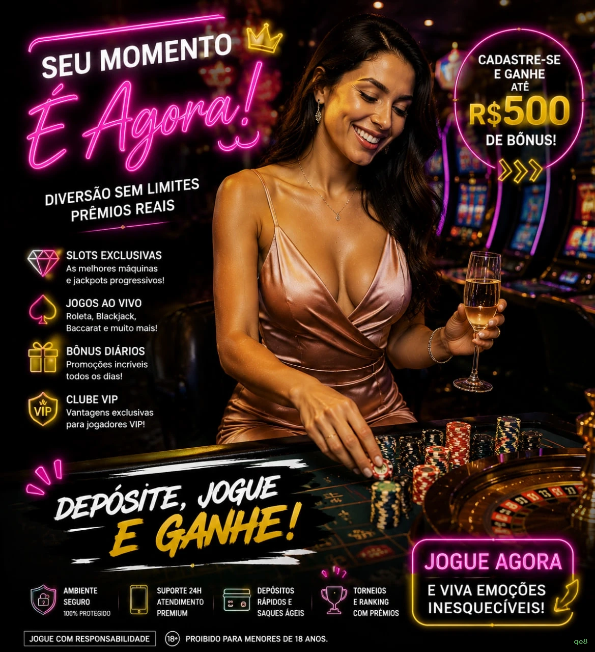 Bacará VIP com squeeze feature